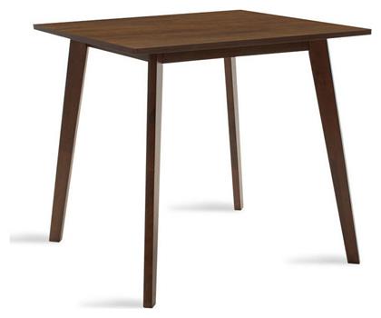 Benson Τραπέζι Κουζίνας Ξύλινο Καρυδί 80x80x75εκ.