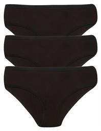 Berrak Γυναικεία Slip 3Pack Μαύρα
