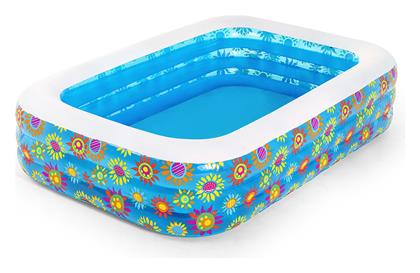 Bestway Happy Flora Kids Παιδική Πισίνα Φουσκωτή 229x152x56εκ.