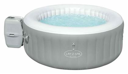 Bestway Lay-Z-Spa Πισίνα Φουσκωτή Υδρομασάζ Grey 170x170x66εκ.