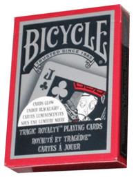 Bicycle Tragic Royalty Συλλεκτική Τράπουλα Πλαστικοποιημένη για Poker Μαύρη