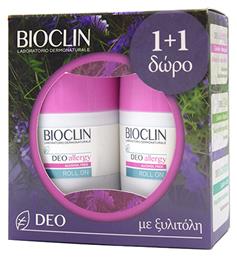 Bioclin Deo Allergy Alcohol Free Αποσμητικό σε Roll-On 2x25ml