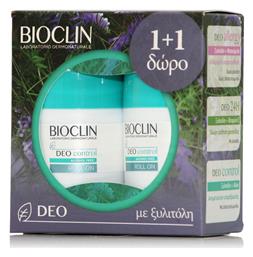 Bioclin Deo Αποσμητικό σε Roll-On 2x50ml