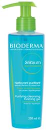 Bioderma Gel Καθαρισμού Sebium Purifying Foaming για Λιπαρές Επιδερμίδες 200ml