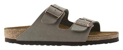 Birkenstock Arizona Birkibuc Ανδρικά Σανδάλια Stone Narrow Fit