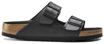 Birkenstock Arizona Birko-Flor Ανδρικά Σανδάλια σε Μαύρο Χρώμα Regular Fit