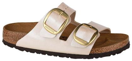 Birkenstock Arizona Graceful Δερμάτινα Γυναικεία Σανδάλια Ανατομικά Pearl White