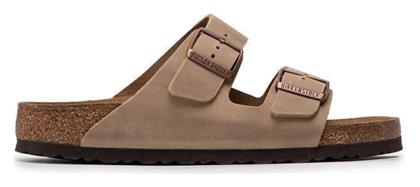 Birkenstock Arizona Soft Footbed Oiled Leather Δερμάτινα Ανδρικά Σανδάλια Tabacco Brown Regular Fit από το Modivo