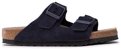 Birkenstock Arizona Suede Γυναικεία Σανδάλια Ανατομικά σε Navy Μπλε Χρώμα