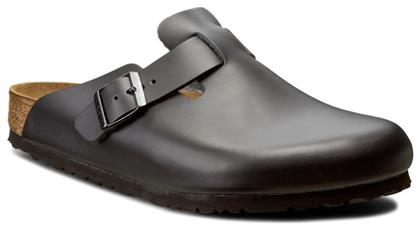 Birkenstock Boston NL Ανατομικά Σαμπό Μαύρα από το Modivo