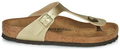 Birkenstock Gizeh Birko-Flor Γυναικεία Σανδάλια Ανατομικά σε Χρυσό Χρώμα