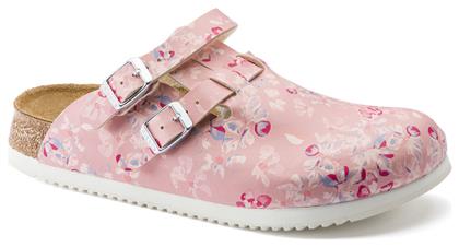 Birkenstock Kay SL Professional Γυναικεία Δερμάτινα Ανατομικά Σαμπό Ροζ