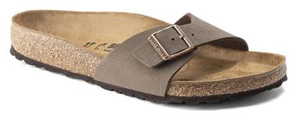 Birkenstock Madrid Birko-flor Δερμάτινα Γυναικεία Σανδάλια Narrow Fit