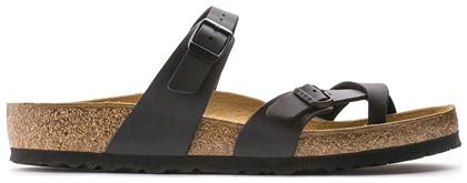 Birkenstock Mayari Birko-Flor Γυναικεία Σανδάλια Ανατομικά σε Μαύρο Χρώμα