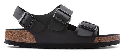 Birkenstock Milano Bf Ανδρικά Σανδάλια σε Μαύρο Χρώμα Narrow Fit