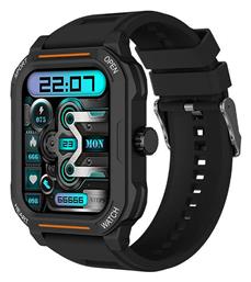 BlitzWolf BW-GTC3 Αδιάβροχο Smartwatch με Παλμογράφο (Μαύρο)