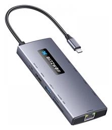 BlitzWolf USB-C Docking Station με HDMI 4K PD Ethernet (BW-NEW TH8)