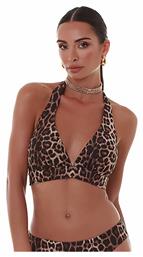 Bluepoint Animal Power Bikini Τριγωνάκι Καφέ