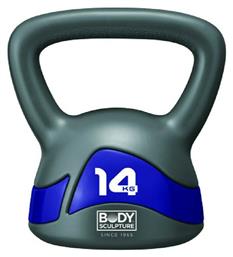 Body Sculpture BW-117 Kettlebell από PVC 14kg Γκρι από το Plus4u