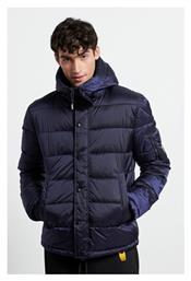 BodyTalk Ανδρικό Χειμωνιάτικο Μπουφάν Puffer Blue Black