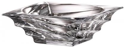 Bohemia Casablanca Διακοσμητικό Μπωλ Κρυστάλλινο Διάφανο 28x28cm