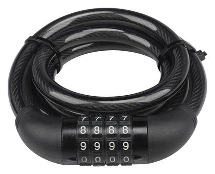 Bormann Αντικλεπτική Κουλούρα Μοτοσυκλέτας με Μήκος 120εκ. Μαύρο Χρώμα