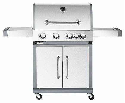 Bormann Elite BBQ5050 Ψησταριά Υγραερίου Σχάρας 69x45εκ. με 4 Εστίες 14.4kW και Πλαϊνό Μάτι από το Polihome