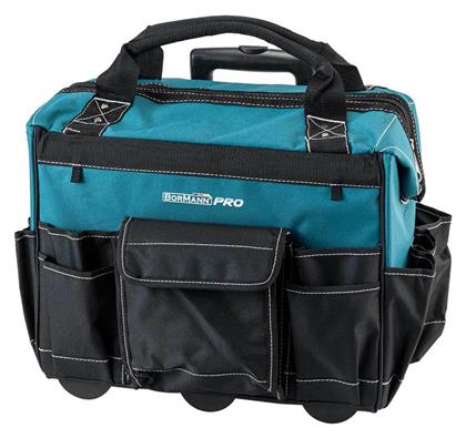 Bormann Pro BTB3250 Τσάντα Εργαλείων Χειρός Τροχήλατη Γαλάζια Μ44xΠ26xΥ41εκ.