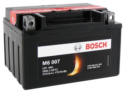 Bosch Μπαταρία Μοτοσυκλέτας YTX7A-BS 105A με Χωρητικότητα 6Ah