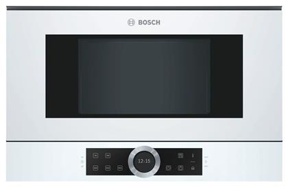 Bosch Εντοιχιζόμενος Φούρνος Μικροκυμάτων 21lt Λευκός