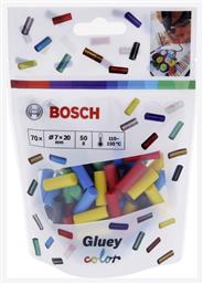 Bosch Ράβδοι Σιλικόνης 2608002005 Πολύχρωμο 7mm 70τμχ