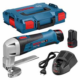 Bosch Λαμαρινοψάλιδο Μπαταρίας GSC 10,8 V-LI 10.8V 2x2Ah από το e-shop