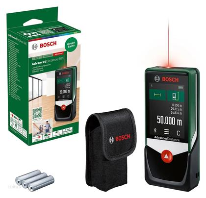 Bosch Μέτρο Laser AdvancedDistance 50C με Δυνατότητα Μέτρησης έως 50m