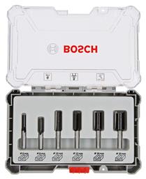 Bosch Σετ Φρέζες για Ρούτερ Υποδοχής 6mm 2607017465 6τμχ από το e-shop