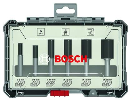 Bosch Σετ Φρέζες για Ρούτερ Υποδοχής 8mm 2607017466 6τμχ από το e-shop