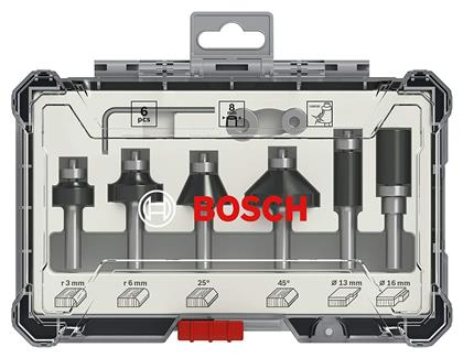 Bosch Σετ Φρέζες Καρβιδίου 6τμχ