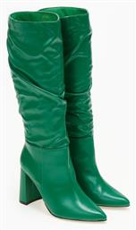 Μπότες με χοντρό τακούνι - Πράσινο