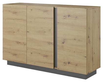 Μπουφές από Ξύλο Artisan Oak / Γραφίτης 138.2x40x90.5cm από το Designdrops