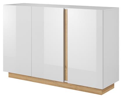 Μπουφές από Ξύλο Λευκός 138.2x40x90.5cm από το Designdrops