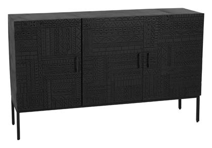 Μπουφές Aztec Ξύλινος Μαύρο 150x40x90cm