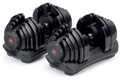 Bowflex Selecttech 1090i Αλτήρες Σετ 2x 41kg Ρυθμιζόμενοι με Βάση από το Plus4u