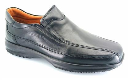 Boxer Δερμάτινα Ανδρικά Slip-On Μαύρα