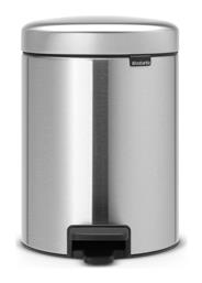 Brabantia Inox Καλαθάκι Μπάνιου 5lt Ασημί από το Kouzinika