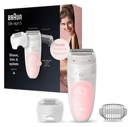 Braun Silk-Epil Wet & Dry Σετ Αποτρίχωσης Epilator για Σώμα & Μπικίνι S7153474 από το Plus4u