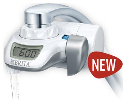 Brita On Tap New Φίλτρο Νερού Βρύσης Λευκό Κοκκώδης Ενεργός Άνθρακας / Μεμβράνες Κοίλων Ινών 1 μm