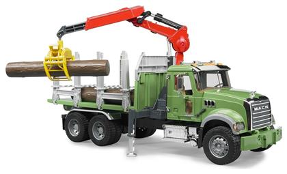 Bruder Φορτηγό Mack Granite Timber Truck with 3 Trunks για 3+ Ετών