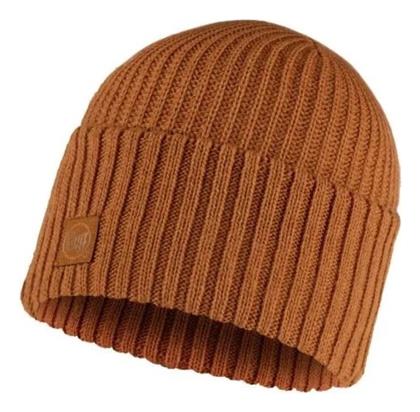 Buff Beanie Ανδρικός Σκούφος με Rib Πλέξη σε Πορτοκαλί χρώμα