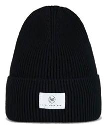 Buff Beanie Unisex Σκούφος Πλεκτός σε Μαύρο χρώμα