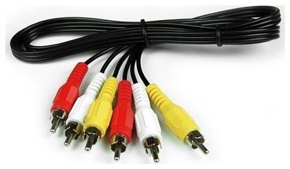 Cable 3x RCA male - 3x RCA male 1.5m (000149)