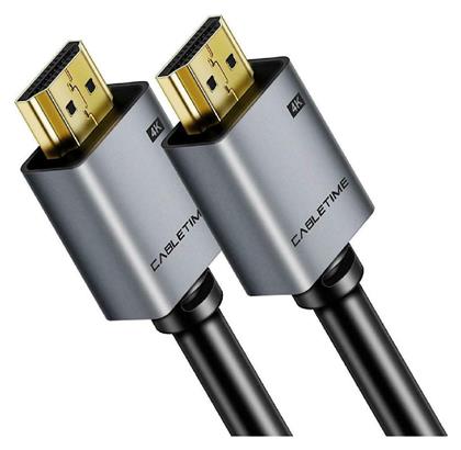 Cabletime HDMI 2.0 Cable HDMI male - HDMI male 4K/60hz 3m Μαύρο